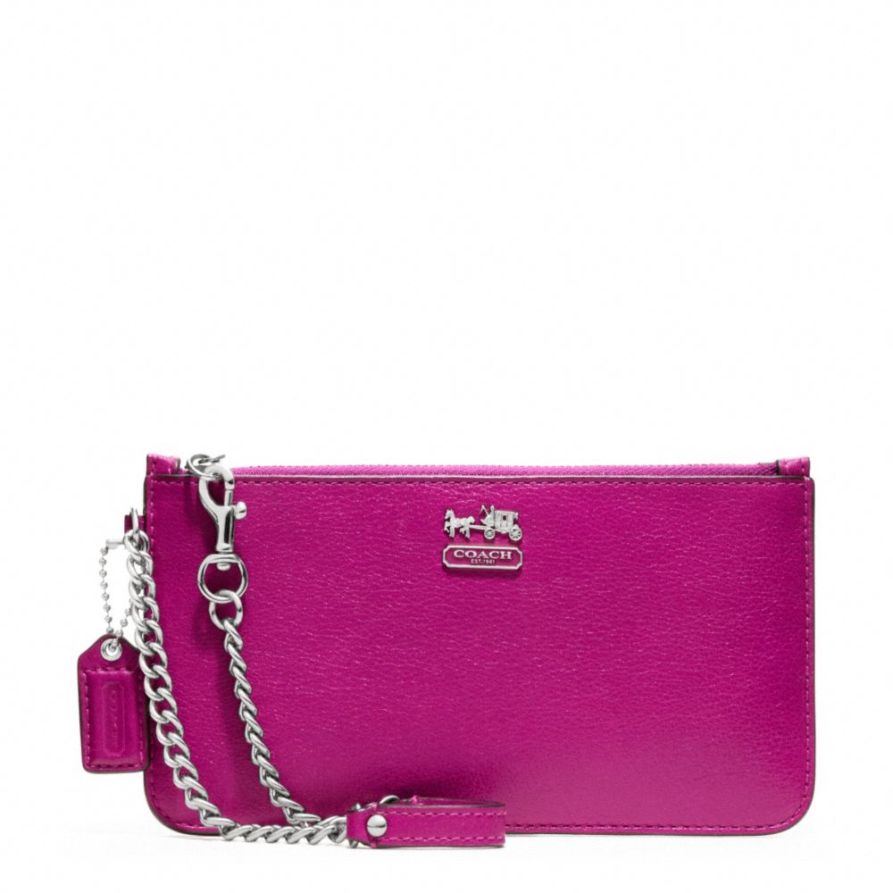 MADISON LEATHER CHAIN WRISTLET - f47930 - F47930SVMJ