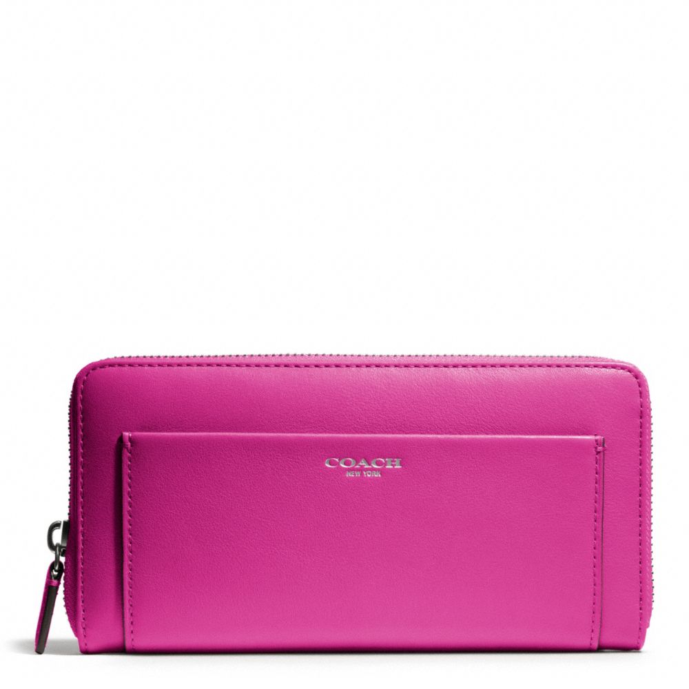 COACH F47996 LEATHER ACCORDION ZIP WALLET ONE-COLOR