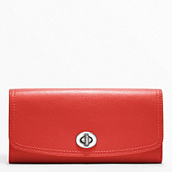 COACH LEATHER SLIM ENVELOPE - ONE COLOR - F48003