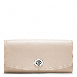 COACH LEATHER SLIM ENVELOPE - ONE COLOR - F48003
