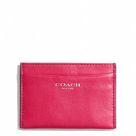 COACH F48010 LEATHER CARD CASE ONE-COLOR