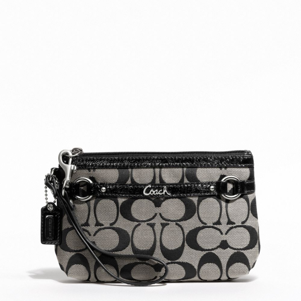 COACH F48299 GALLERY SIGNATURE MEDIUM WRISTLET ONE-COLOR