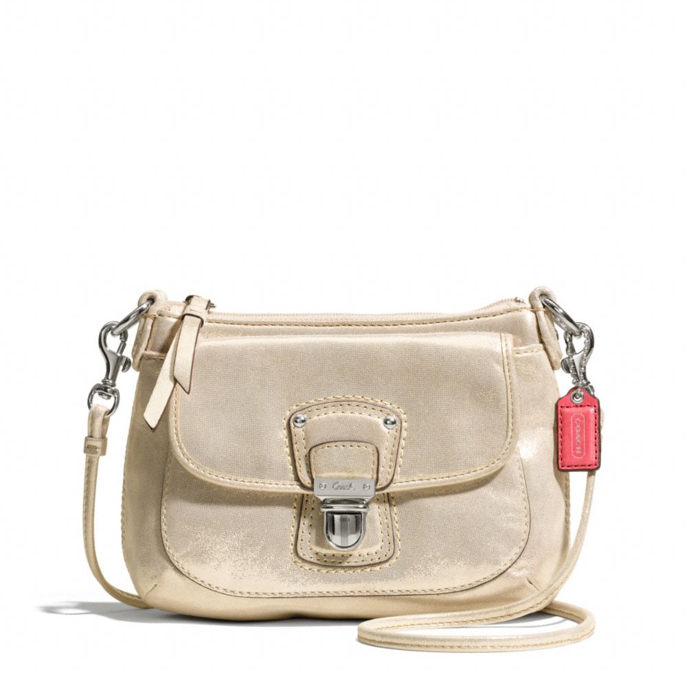 POPPY LEATHER MINI GROOVY CROSSBODY - f48428 - F48428SVLO