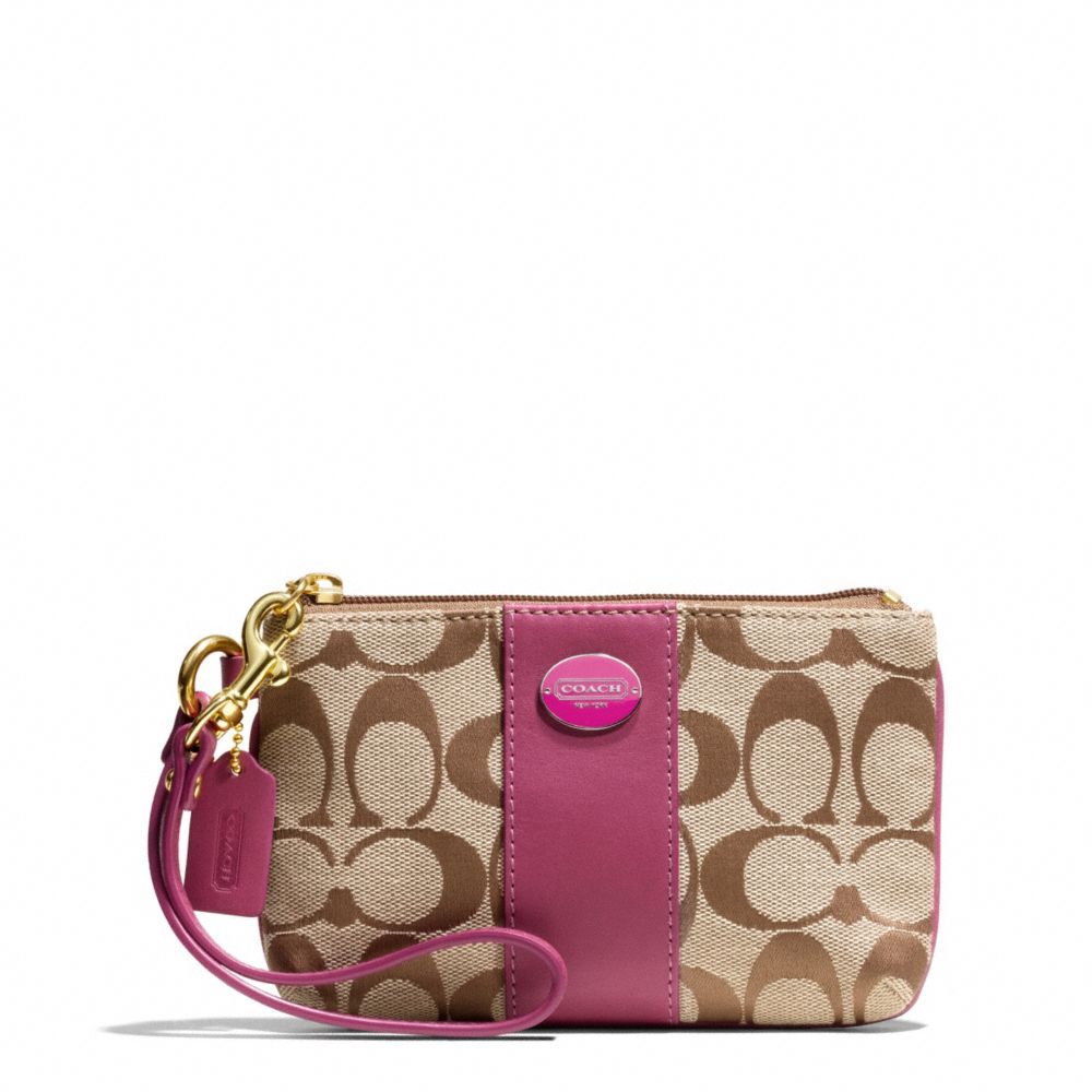 COACH F48435 SIGNATURE SMALL WRISTLET ONE-COLOR