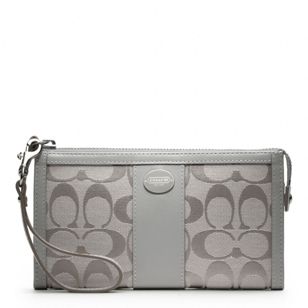 COACH F48439 SIGNATURE ZIPPY WALLET ONE-COLOR