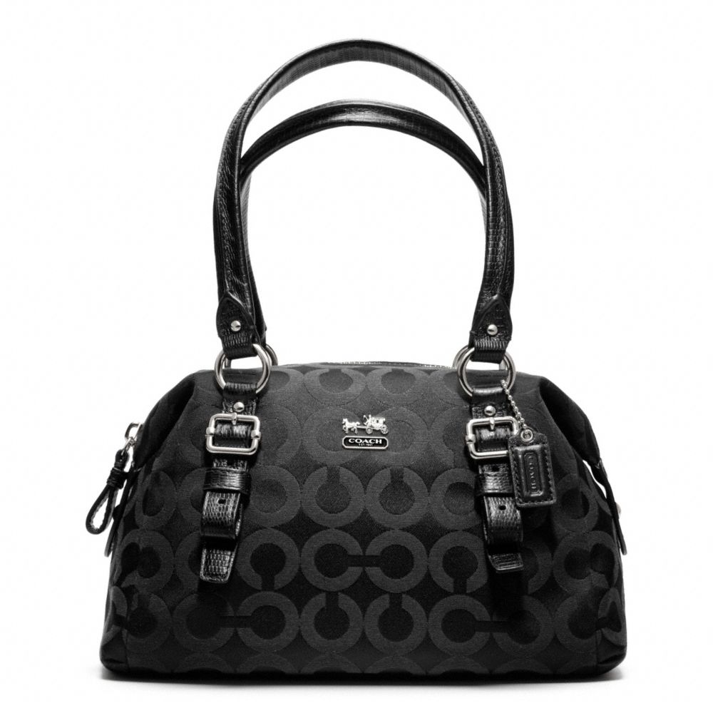 COACH F48540 MADISON OP ART SATEEN SMALL BAG ONE-COLOR