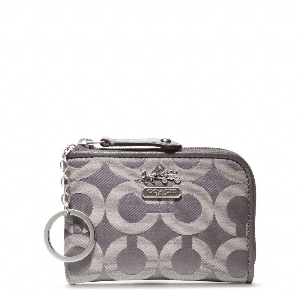 COACH MADISON OP ART SATEEN MINI L ZIP -  - f48547