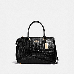 LARGE SURREY CARRYALL - BLACK/IMITATION GOLD - COACH F48619