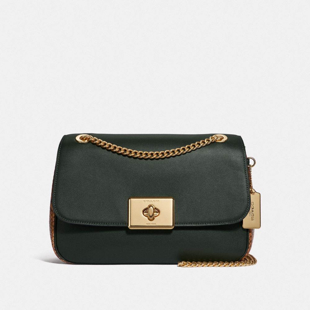 LARGE CASSIDY CROSSBODY - F48627 - IVY/IMITATION GOLD