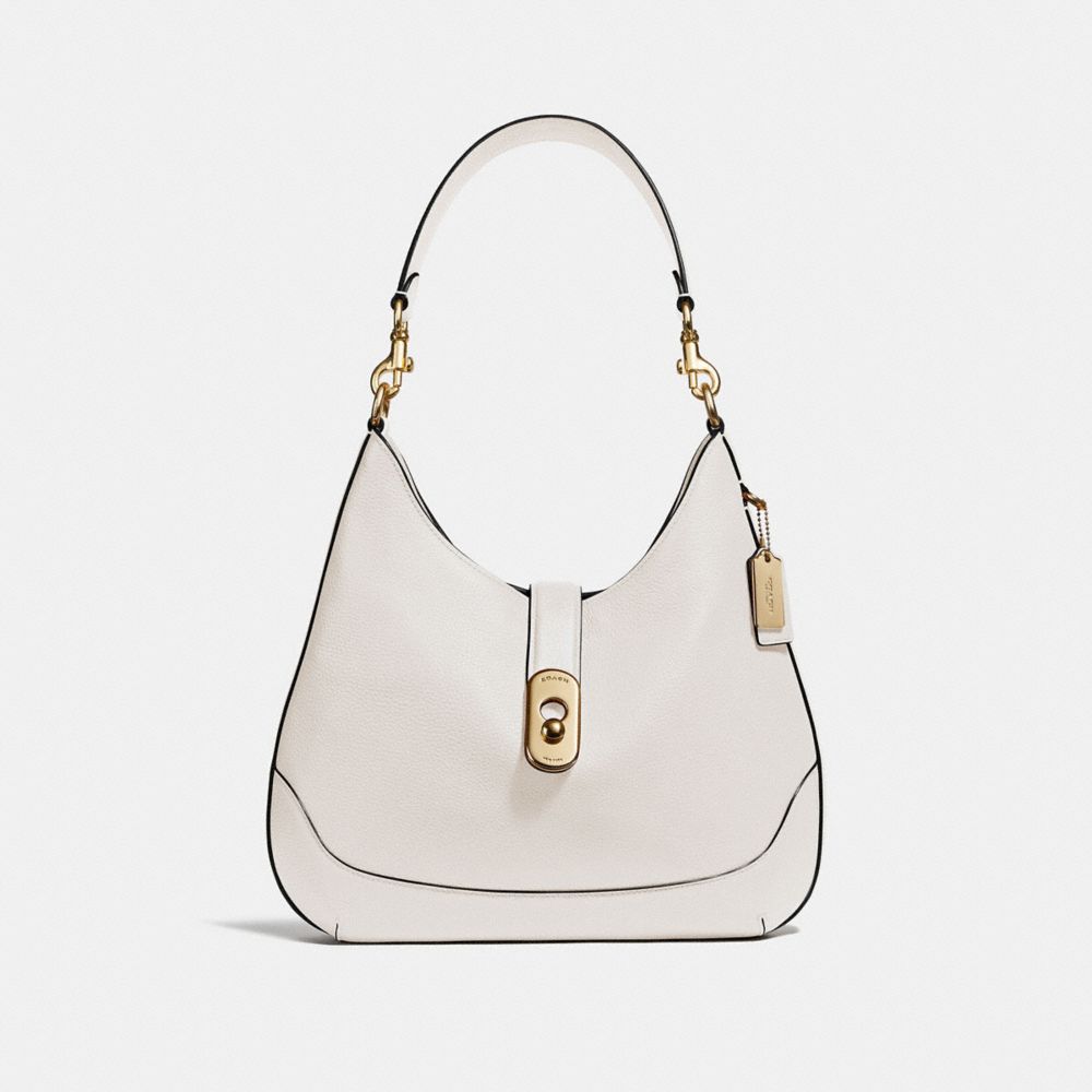 COACH F48635 Amber Hobo CHALK/IMITATION GOLD