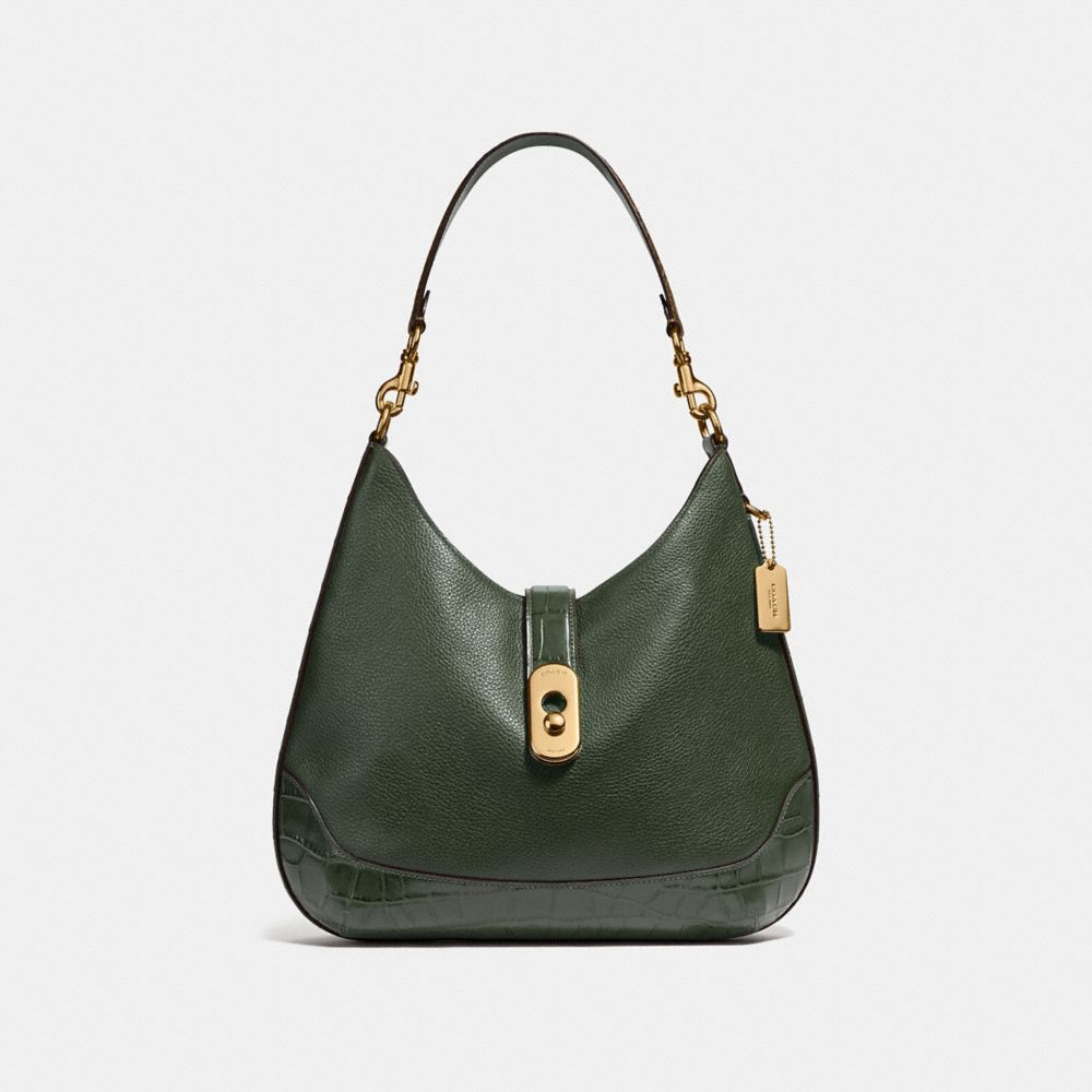 AMBER HOBO - F48636 - IVY/IMITATION GOLD