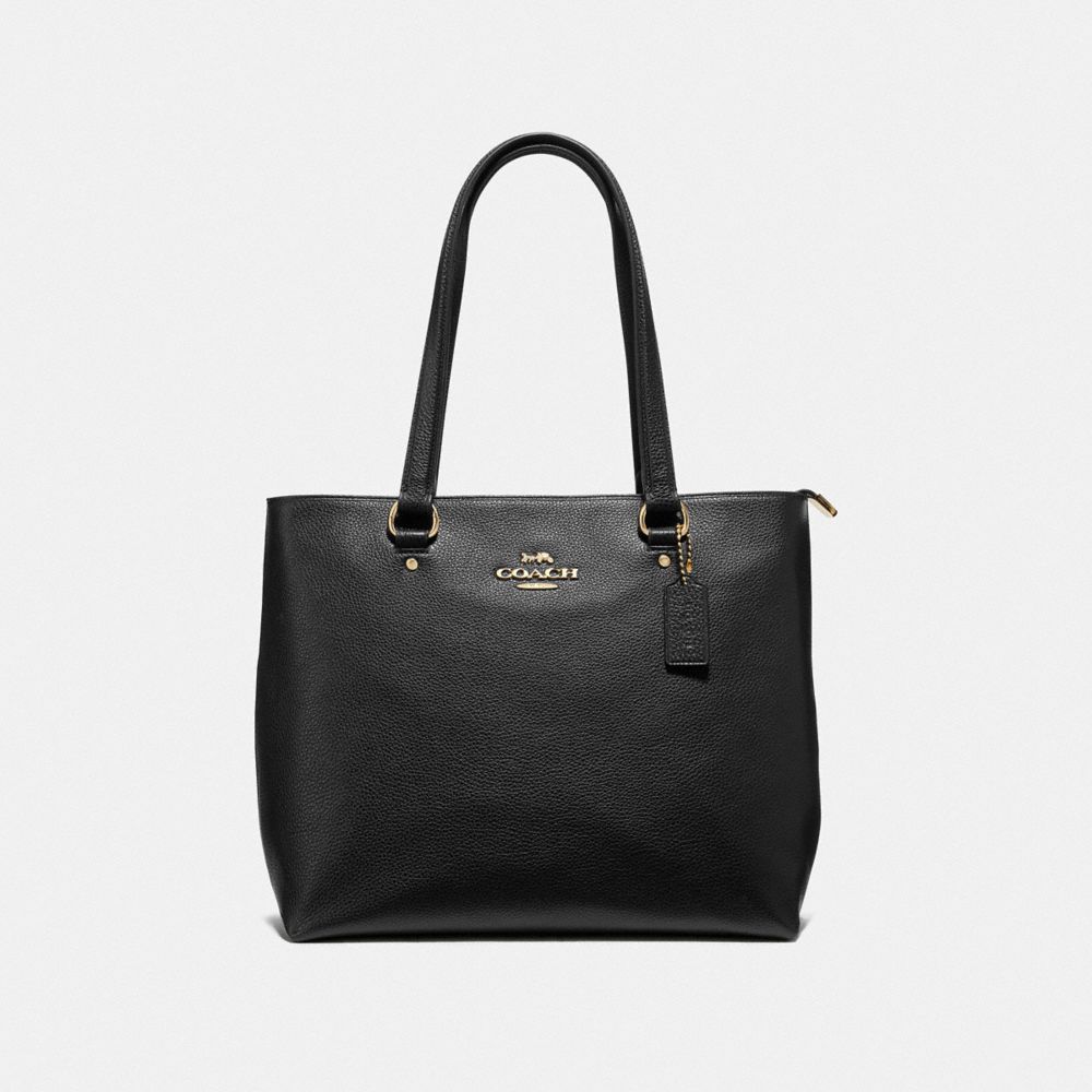 COACH F48637 - BAY TOTE BLACK/IMITATION GOLD