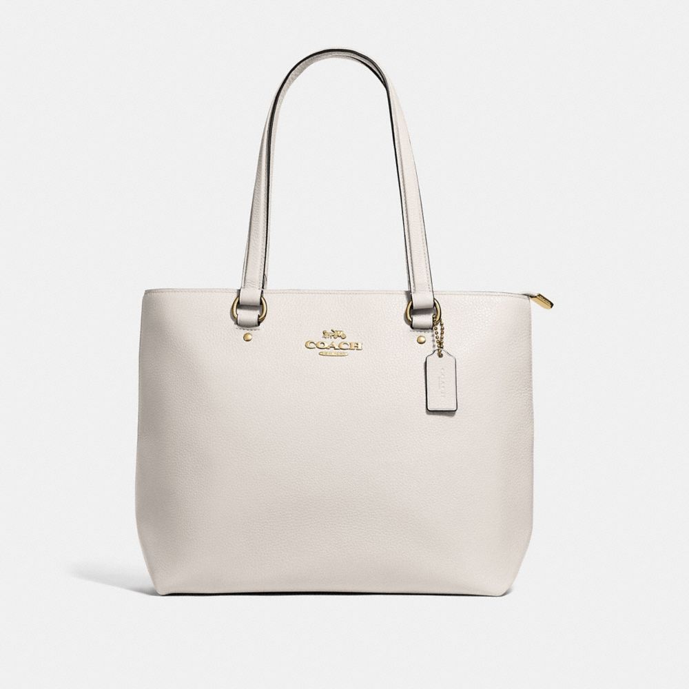 BAY TOTE - F48637 - CHALK/IMITATION GOLD