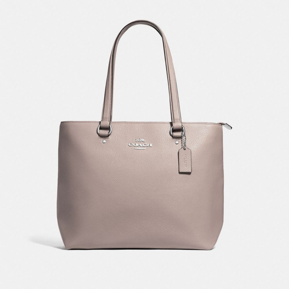 COACH F48637 Bay Tote GREY BIRCH/SILVER