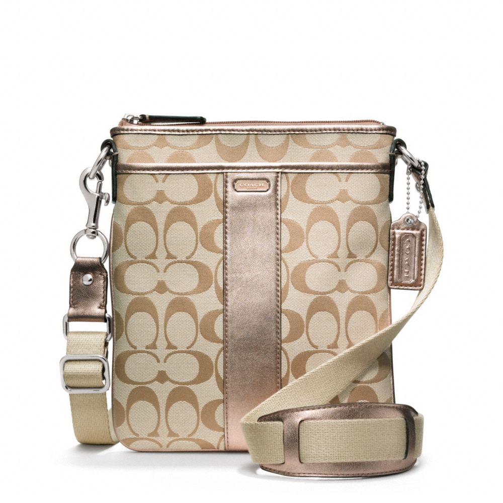 SIGNATURE SWINGPACK - f48639 - SILVER/LIGHT KHAKI/ROSEGOLD