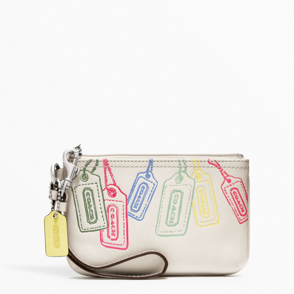 MOTIF SMALL WRISTLET - SILVER/PARCHMENT - COACH F48695