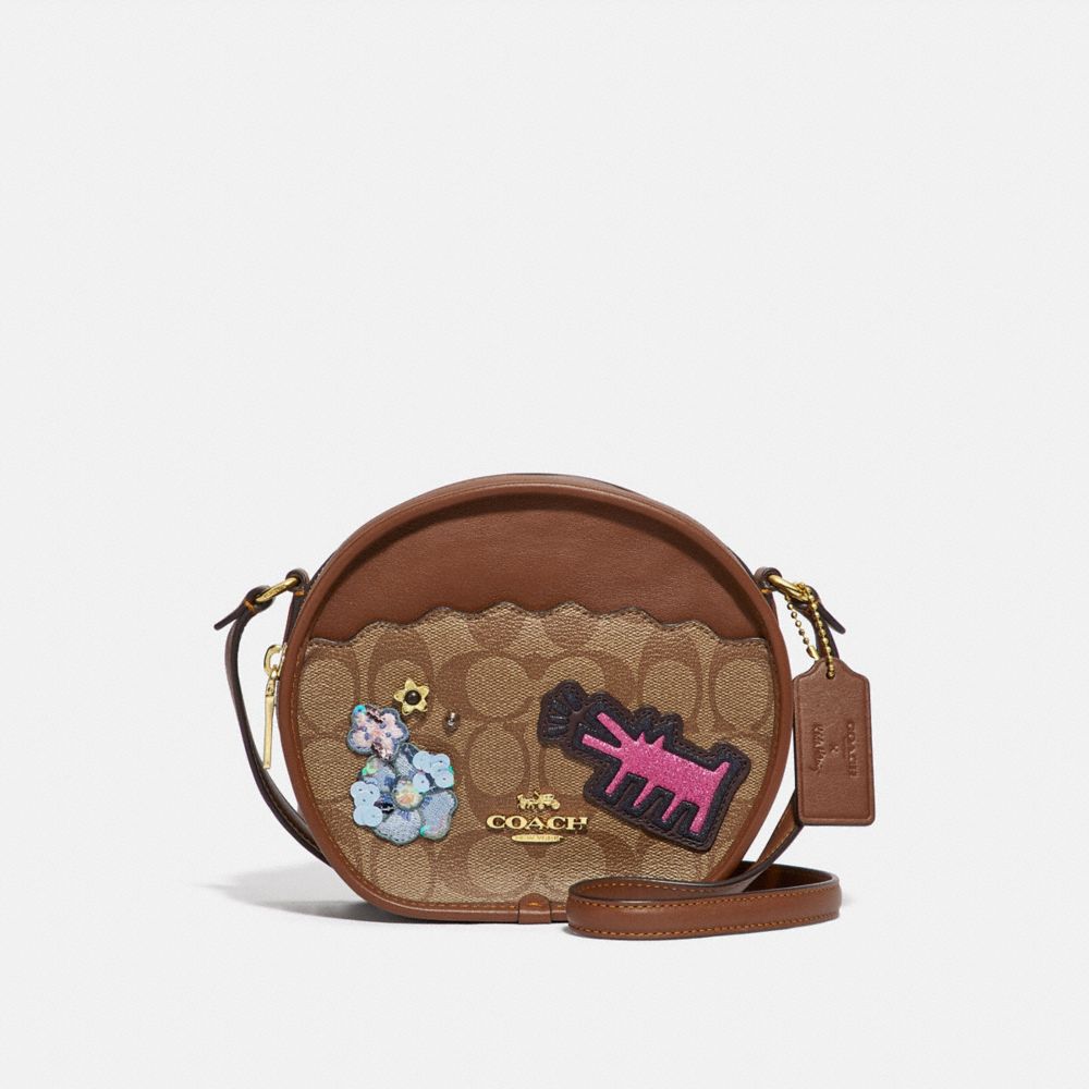 canteen crossbody in signature canvas