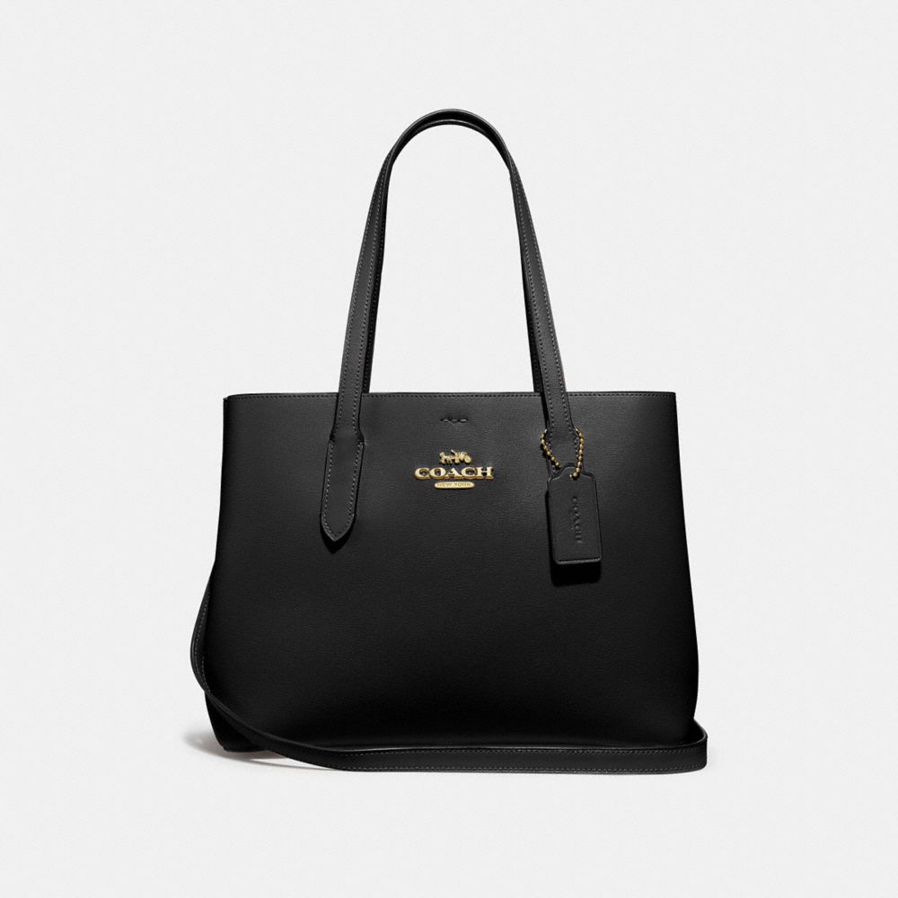 AVENUE CARRYALL - F48733 - BLACK/RED/IMITATION GOLD