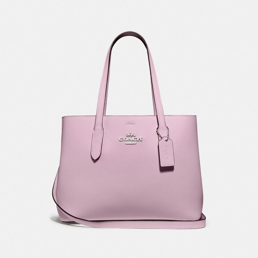 COACH F48733 AVENUE CARRYALL LILAC/DARK PURPLE/SILVER