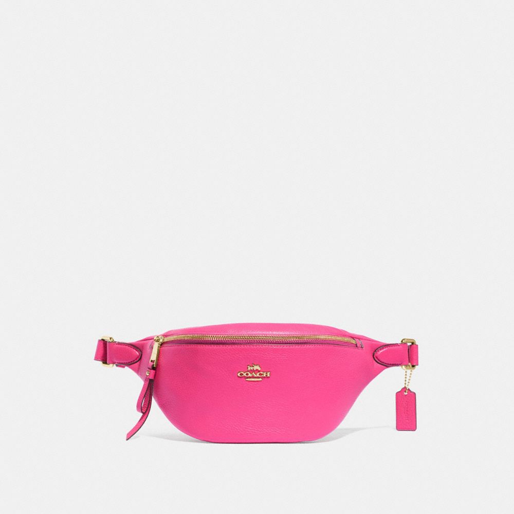 COACH F48738 - BELT BAG - PINK RUBY/GOLD | COACH HANDBAGS