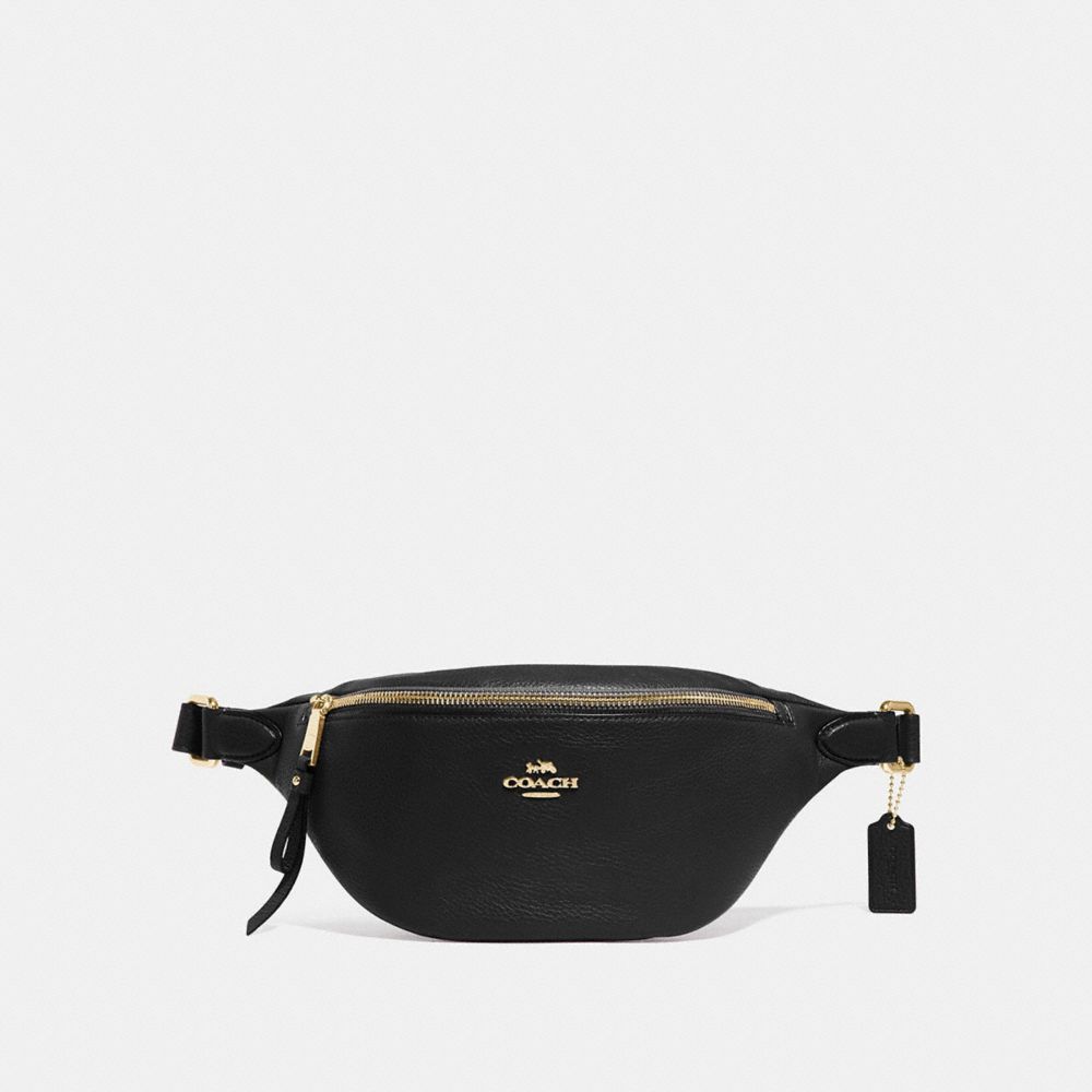 COACH F48738 - BELT BAG - BLACK/GOLD | COACH HANDBAGS