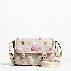 PEYTON SIGNATURE CLOVER FIELD BAG COACH F48828