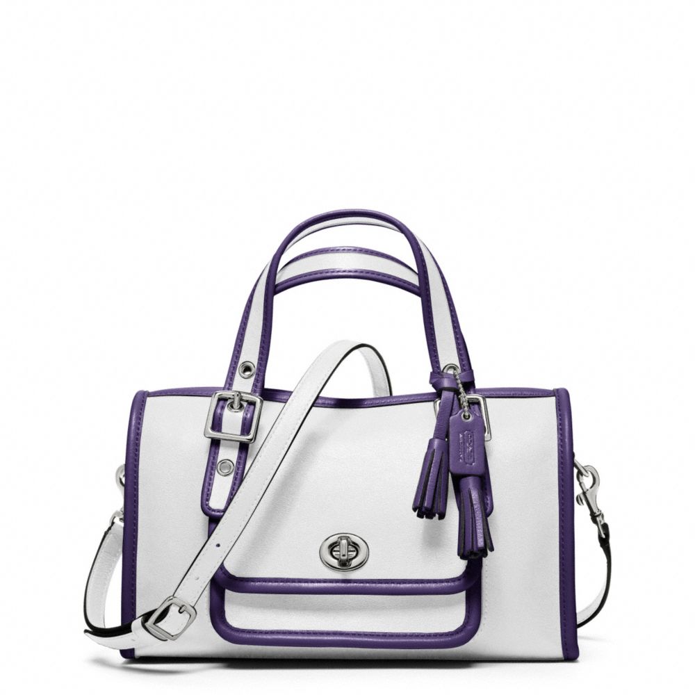 ARCHIVE TWO-TONE MINI SATCHEL - f48896 - SILVER/CHALK/MARINE