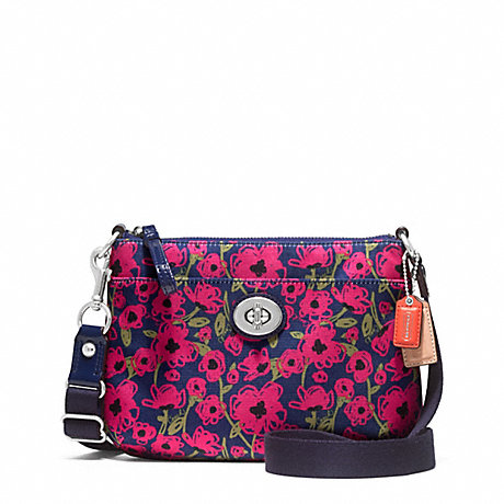 COACH F48940 POPPY FLORAL PRINT SWINGPACK ONE-COLOR