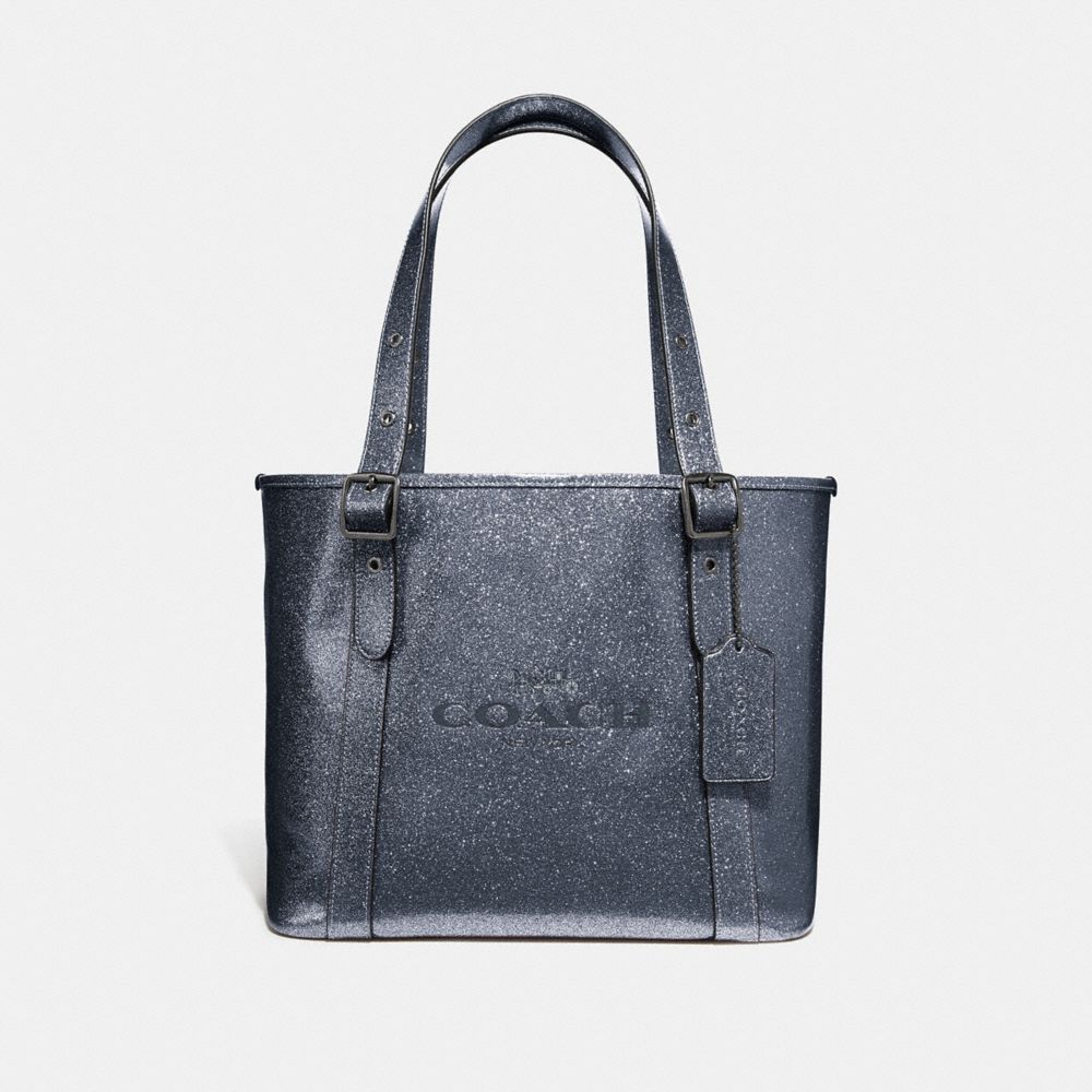 Coach small ferry 2025 tote with glitter