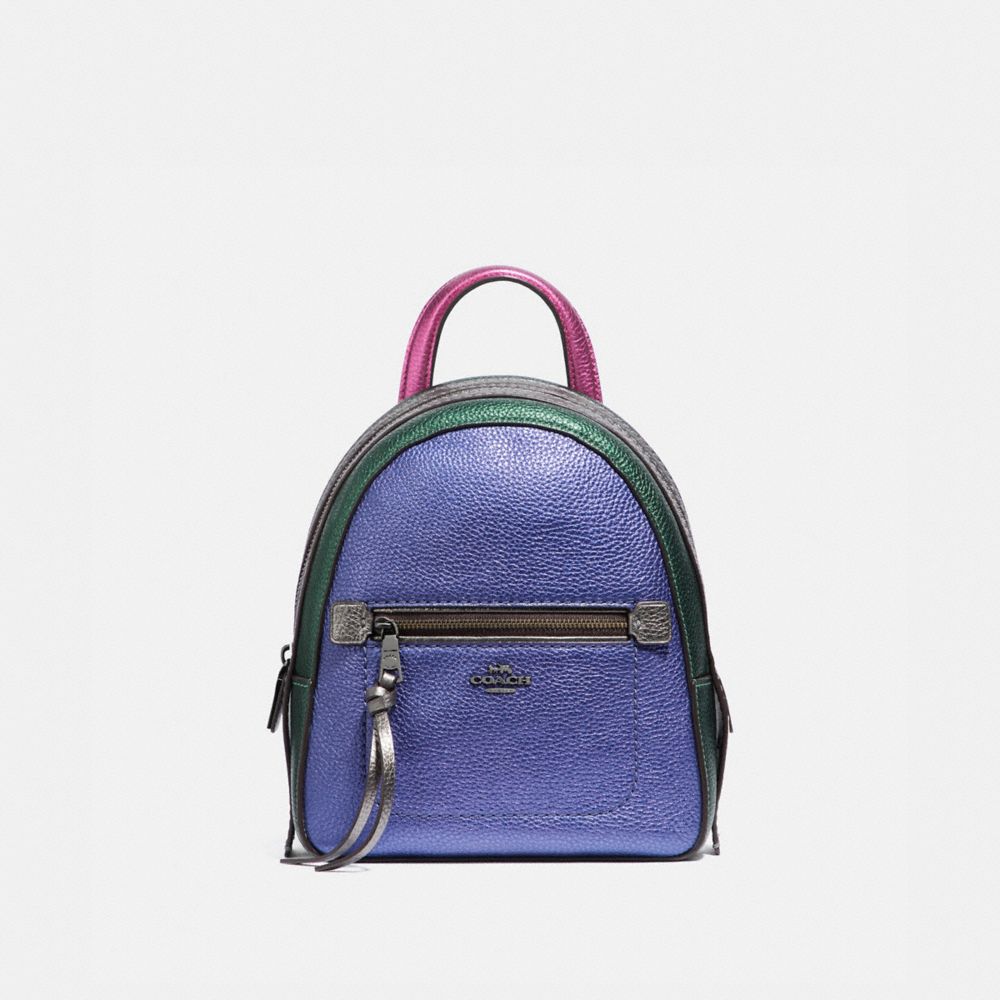 ANDI BACKPACK IN COLORBLOCK - MULTI/BLACK ANTIQUE NICKEL - COACH F49122