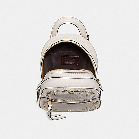 COACH F49125 ANDI BACKPACK WITH STARDUST CRYSTAL RIVETS CHALK MULTI/IMITATION GOLD