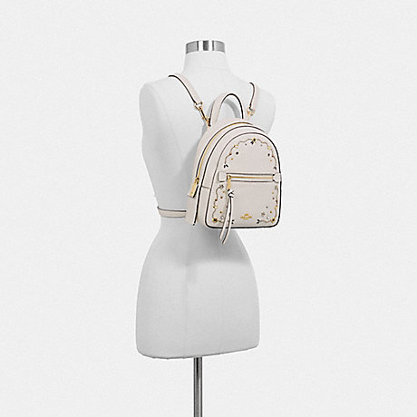 COACH F49125 ANDI BACKPACK WITH STARDUST CRYSTAL RIVETS CHALK MULTI/IMITATION GOLD
