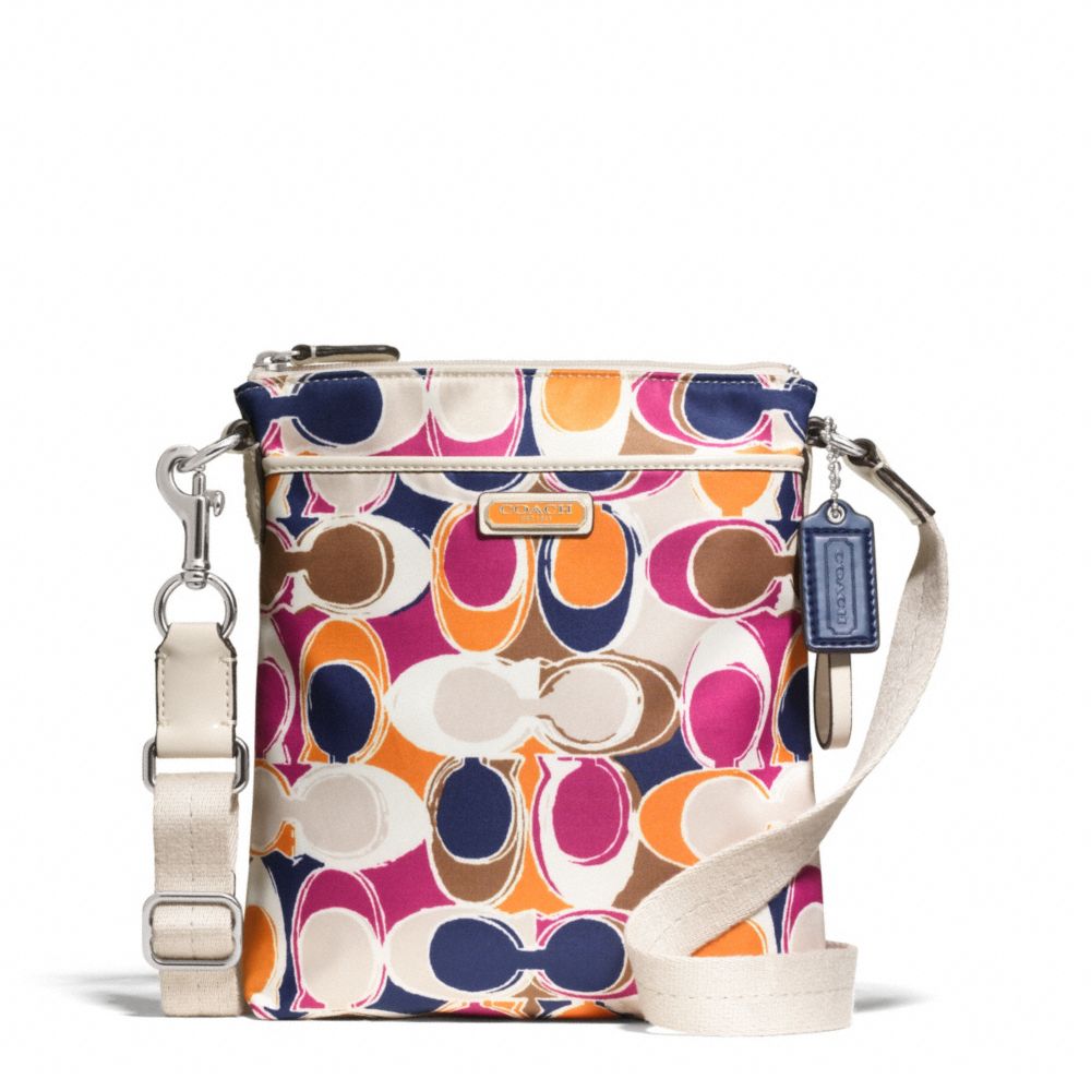 COACH F49152 PARK HAND DRAWN SCARF PRINT SWINGPACK ONE-COLOR