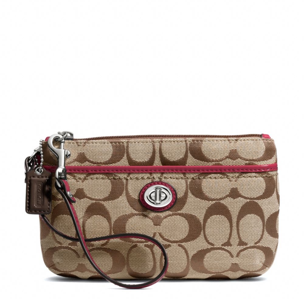 PARK SIGNATURE MEDIUM WRISTLET COACH F49175