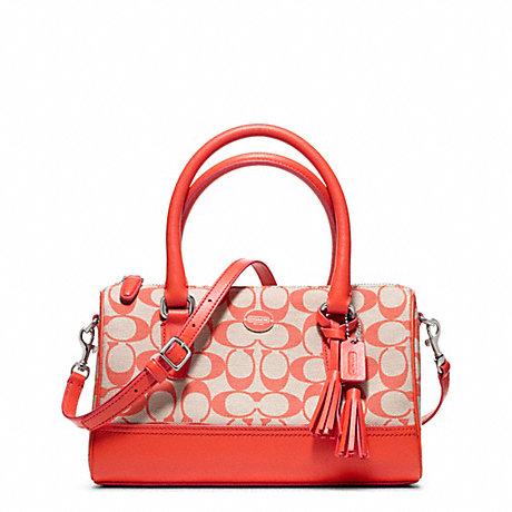 PRINTED SIGNATURE MINI SATCHEL - COACH F49261 - ONE-COLOR