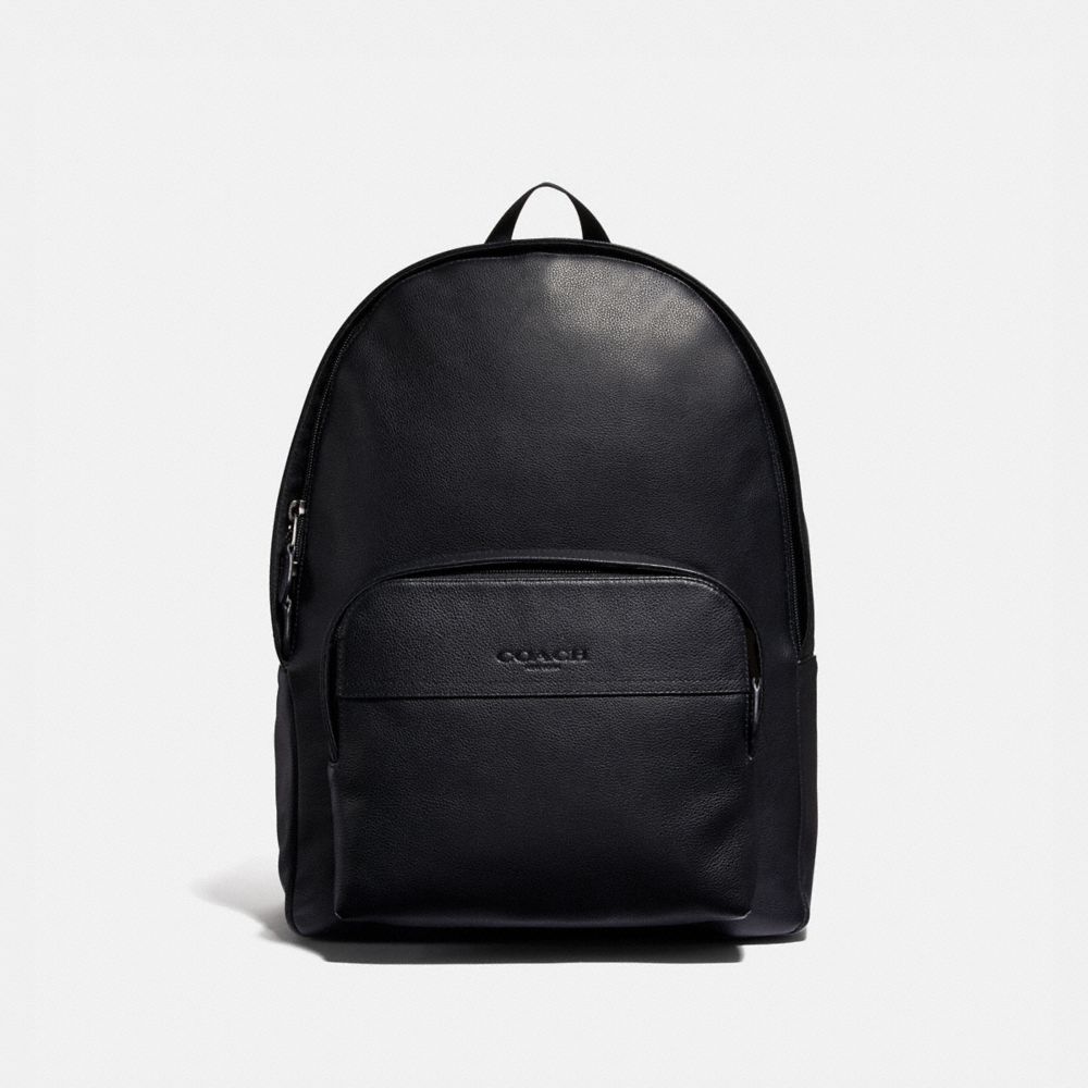 COACH F49313 Houston Backpack BLACK/BLACK ANTIQUE NICKEL