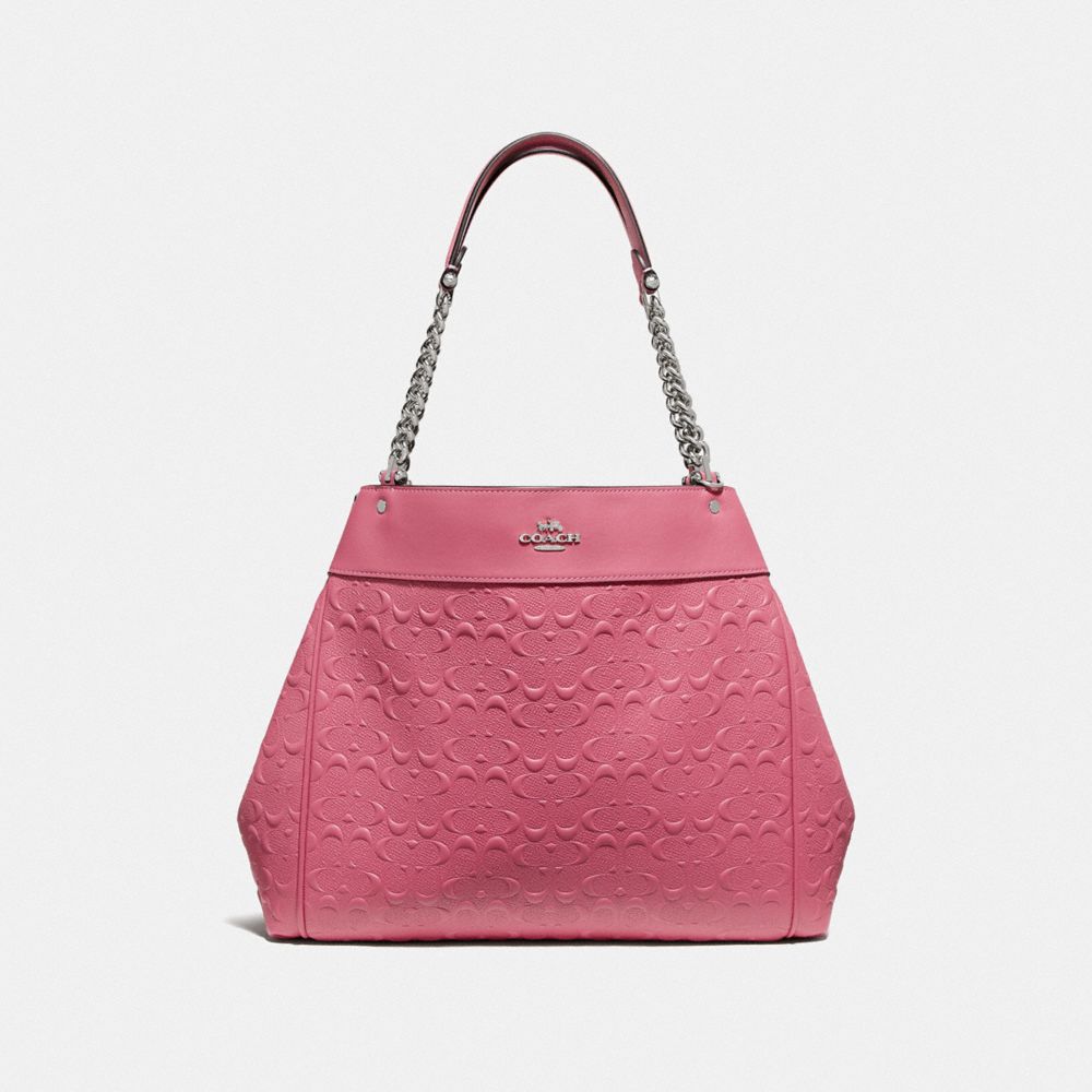 Lexy chain shoulder sales bag in signature leather