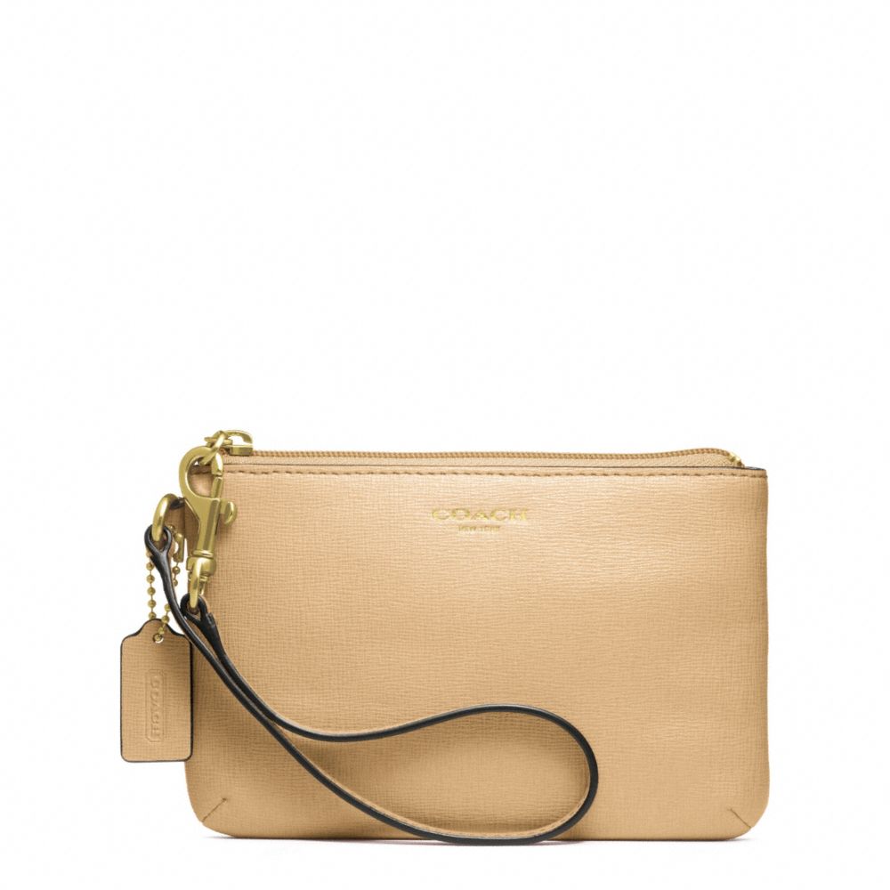 SAFFIANO LEATHER SMALL WRISTLET COACH F49377