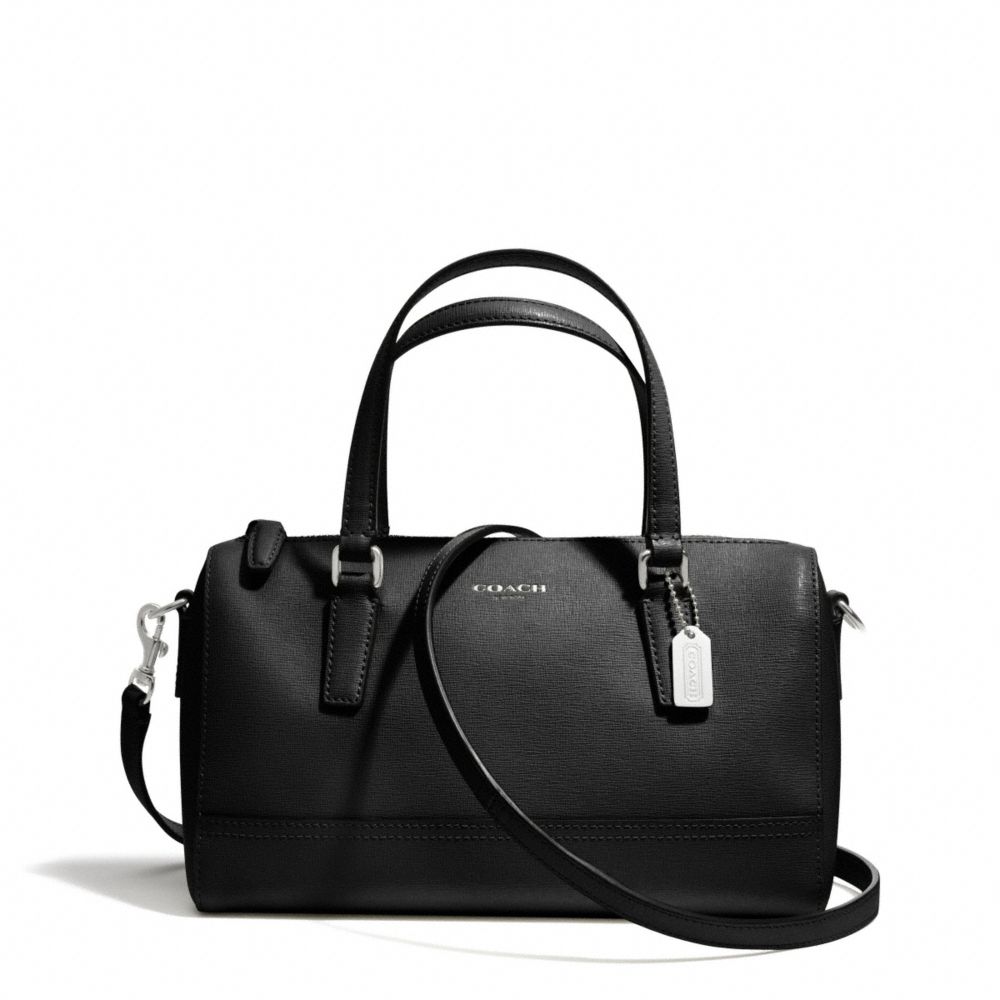 coach saffiano mini satchel