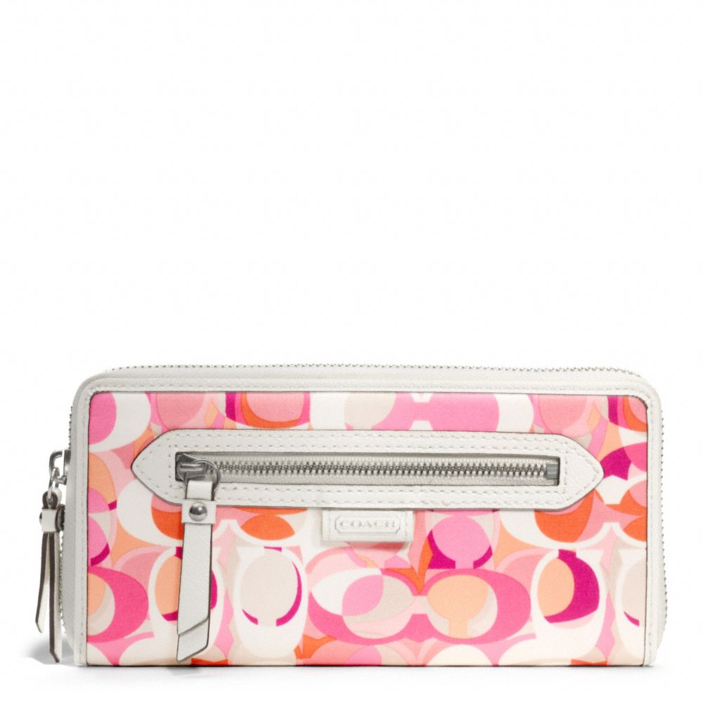 DAISY KALEIDESCOPE PRINT ACCORDIAN ZIP - f49438 - F49438SVMC