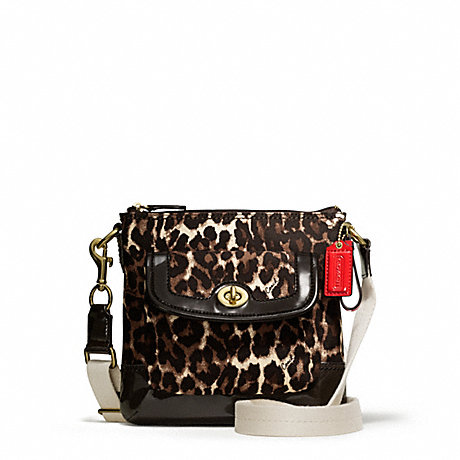 COACH PARK OCELOT PRINT SWINGPACK -  - f49441