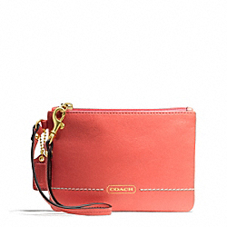 COACH PARK LEATHER SMALL WRISTLET - ONE COLOR - F49475