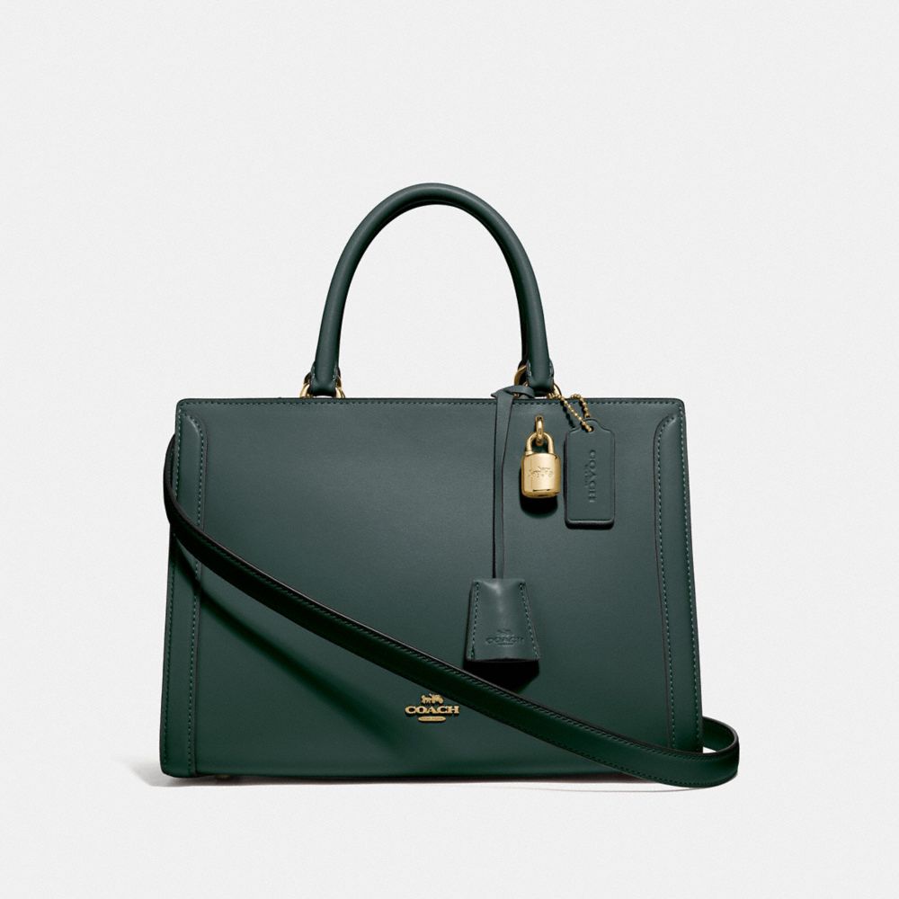 ZOE CARRYALL - IM/EVERGREEN - COACH F49500