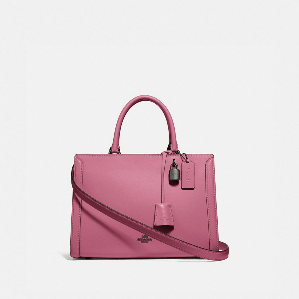 COACH F49500 - ZOE CARRYALL QB/PINK ROSE