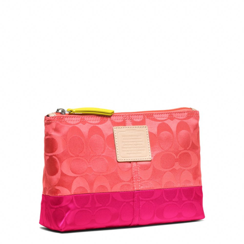 COACH LEGACY WEEKEND COLORBLOCK NYLON MEDIUM COSMETIC CASE - ONE COLOR - F49545