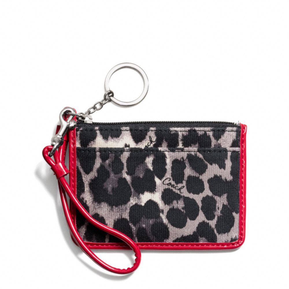 COACH F49575 Park Ocelot Print Id Skinny 