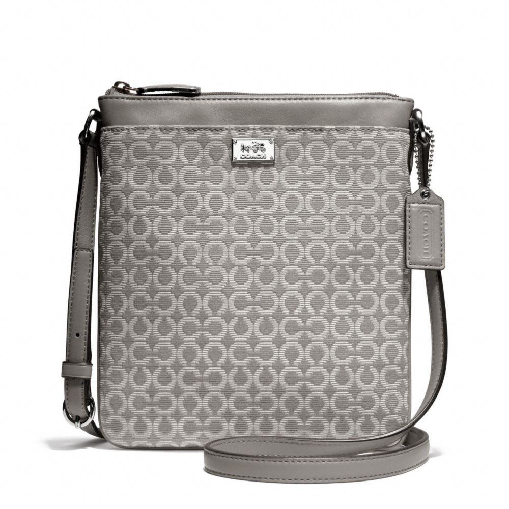 COACH MADISON NEEDLEPOINT OP ART SWINGPACK - ONE COLOR - F49746