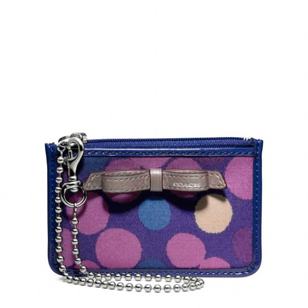 COACH POPPY WATERCOLOR DOT ID SKINNY -  - f49811