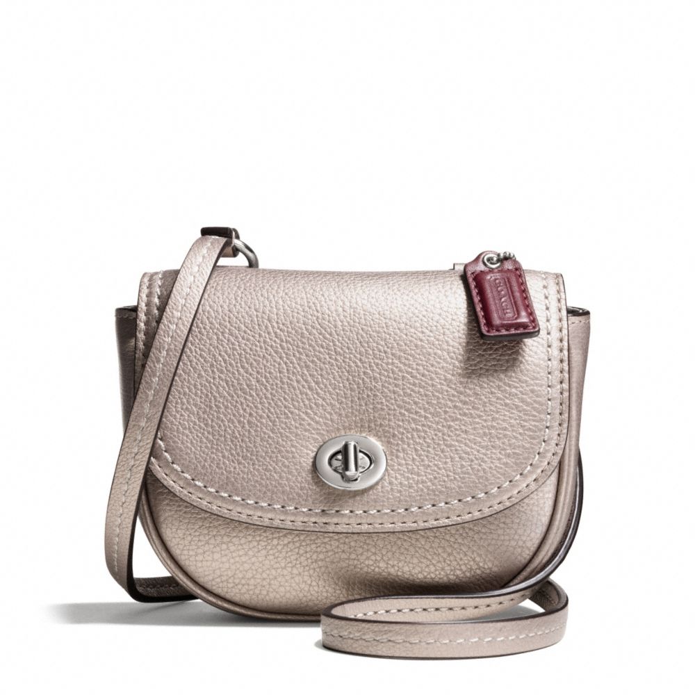 Leather crossbody bag Coach Grey in Leather - 25100158