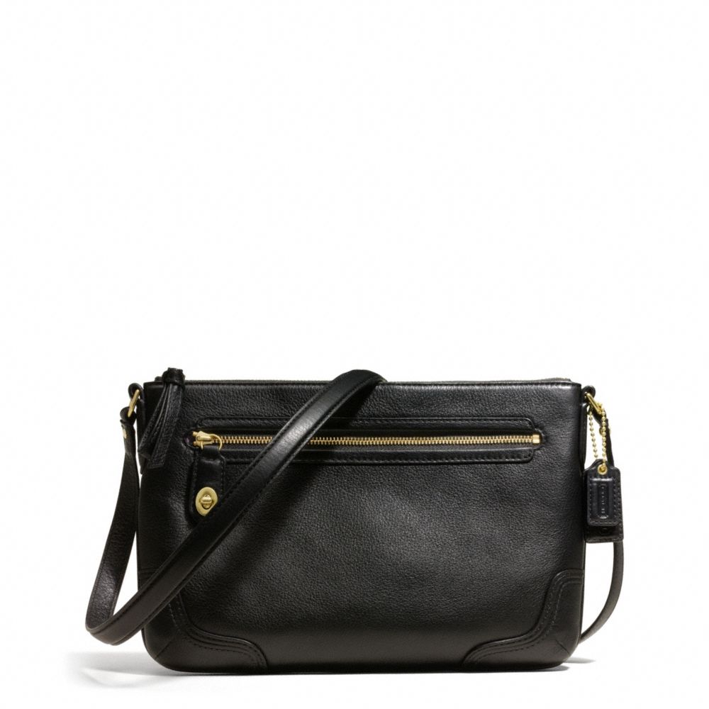 COACH POPPY LEATHER EAST/WEST SWINGPACK - ONE COLOR - F49970